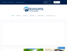 Tablet Screenshot of bluewateroutriggers.com